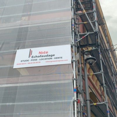 Nice echafaudage