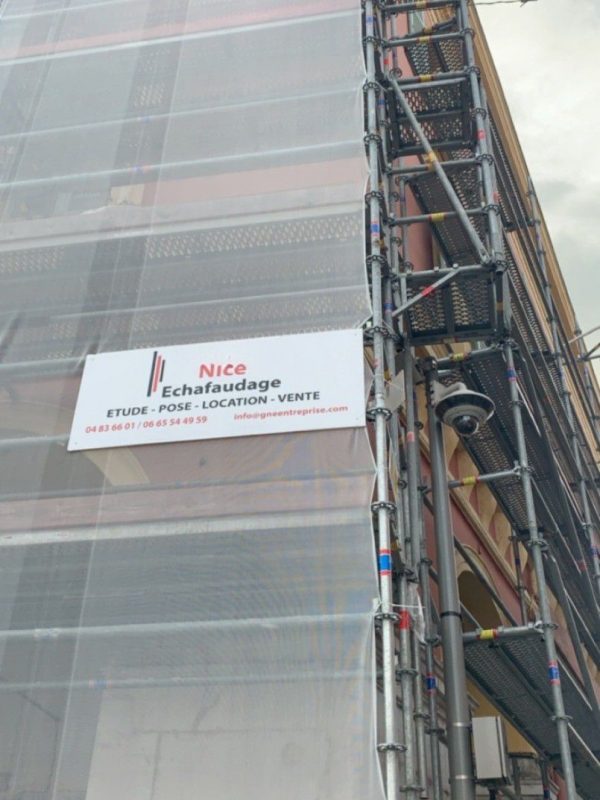 Nice echafaudage
